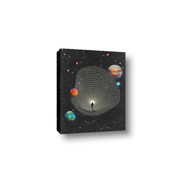 Picture of Abstract Space Poster _GroupedProduct_Rectangle_Portrait_Canvas_