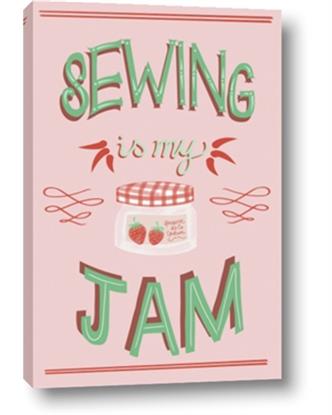 Picture of Sewing is my Jam Typography Poster