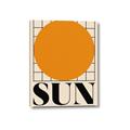 Picture of Sun Typography Poster _GroupedProduct_Rectangle_Portrait_Canvas_