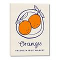 Picture of Food Art - Oranges Valencia Fruit Market _GroupedProduct_Rectangle_Portrait_Canvas_
