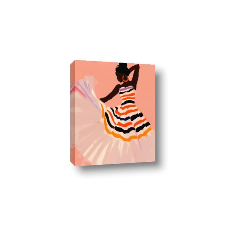 Picture of Dancer & Flourish Poster _GroupedProduct_Rectangle_Portrait_Canvas_