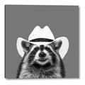 Picture of Wyatt The Cowboy Raccoon _GroupedProduct_Square_Canvas_