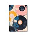 Picture of Retro Vinyl Records Poster _GroupedProduct_Rectangle_Portrait_Canvas_