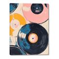 Picture of Retro Vinyl Records Poster _GroupedProduct_Rectangle_Portrait_Canvas_