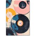 Picture of Retro Vinyl Records Poster _GroupedProduct_Rectangle_Portrait_Canvas_