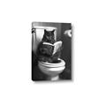 Picture of Plus Size Kitty on the Loo _GroupedProduct_Rectangle_Portrait_Canvas_