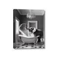 Picture of Joyful Elephant Bath Time _GroupedProduct_Rectangle_Portrait_Canvas_