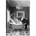 Picture of Joyful Elephant Bath Time _GroupedProduct_Rectangle_Portrait_Canvas_