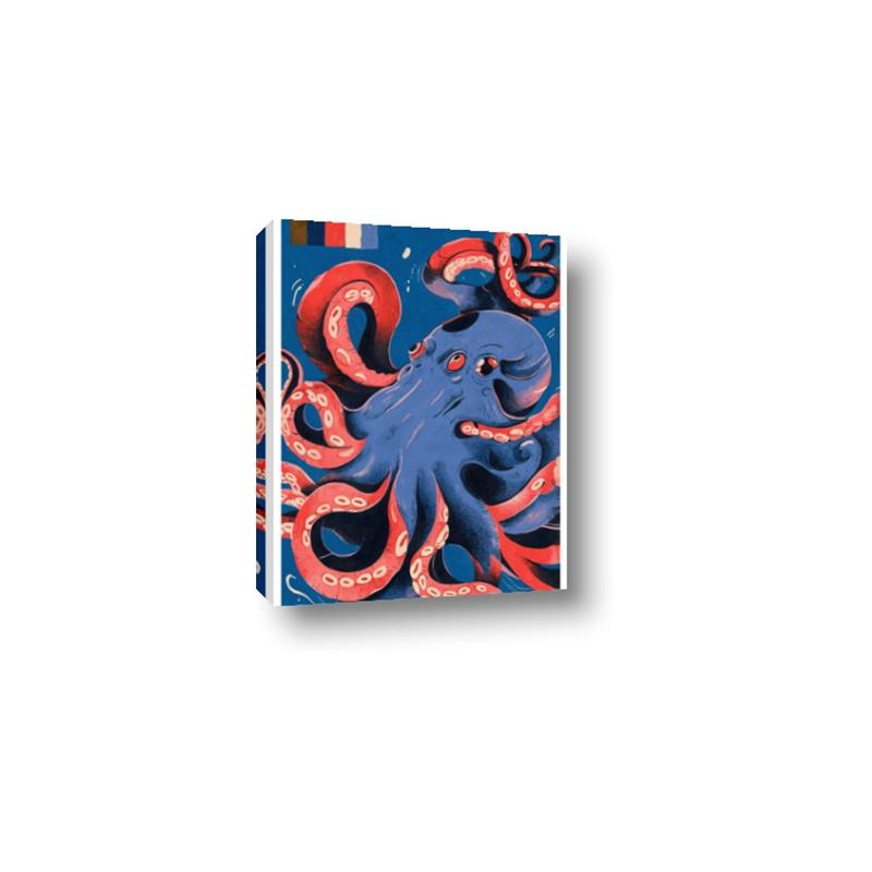 Picture of Tentacle Whirl Poster _GroupedProduct_Rectangle_Portrait_Canvas_