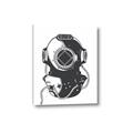 Picture of Vintage Diver Poster _GroupedProduct_Rectangle_Portrait_Canvas_