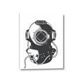 Picture of Vintage Diver Poster _GroupedProduct_Rectangle_Portrait_Canvas_