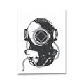 Picture of Vintage Diver Poster _GroupedProduct_Rectangle_Portrait_Canvas_