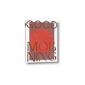 Picture of Good Morning Typography Poster _GroupedProduct_Rectangle_Portrait_Canvas_