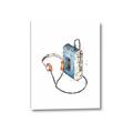 Picture of Retro Walkman Poster _GroupedProduct_Rectangle_Portrait_Canvas_
