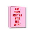 Picture of Bad Vibes Typography Poster _GroupedProduct_Rectangle_Portrait_Canvas_
