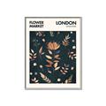 Picture of Flower Market London Poster _GroupedProduct_Rectangle_Portrait_Canvas_Framed_