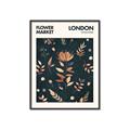 Picture of Flower Market London Poster _GroupedProduct_Rectangle_Portrait_Canvas_Framed_
