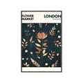 Picture of Flower Market London Poster _GroupedProduct_Rectangle_Portrait_Canvas_Framed_