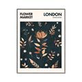 Picture of Flower Market London Poster _GroupedProduct_Rectangle_Portrait_Canvas_Framed_