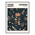 Picture of Flower Market London Poster _GroupedProduct_Rectangle_Portrait_Canvas_Framed_