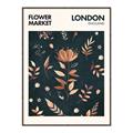 Picture of Flower Market London Poster _GroupedProduct_Rectangle_Portrait_Canvas_Framed_