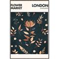 Picture of Flower Market London Poster _GroupedProduct_Rectangle_Portrait_Canvas_Framed_