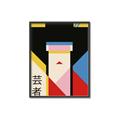 Picture of Geisha Girl Retro Poster _GroupedProduct_Rectangle_Portrait_Canvas_Framed_