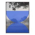 Picture of Misty Blue Horizon _GroupedProduct_Rectangle_Portrait_Canvas_Framed_