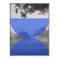 Picture of Misty Blue Horizon _GroupedProduct_Rectangle_Portrait_Canvas_Framed_