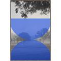 Picture of Misty Blue Horizon _GroupedProduct_Rectangle_Portrait_Canvas_Framed_