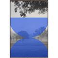Picture of Misty Blue Horizon _GroupedProduct_Rectangle_Portrait_Canvas_Framed_