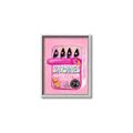 Picture of Sardines Tin Can Pink _GroupedProduct_Rectangle_Portrait_Canvas_Framed_