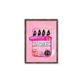 Picture of Sardines Tin Can Pink _GroupedProduct_Rectangle_Portrait_Canvas_Framed_