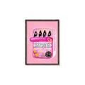 Picture of Sardines Tin Can Pink _GroupedProduct_Rectangle_Portrait_Canvas_Framed_