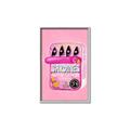 Picture of Sardines Tin Can Pink _GroupedProduct_Rectangle_Portrait_Canvas_Framed_