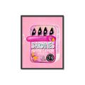Picture of Sardines Tin Can Pink _GroupedProduct_Rectangle_Portrait_Canvas_Framed_