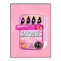 Picture of Sardines Tin Can Pink _GroupedProduct_Rectangle_Portrait_Canvas_Framed_