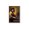 Picture of Old Vinyl Sounds Better Typography Poster _GroupedProduct_Rectangle_Portrait_Canvas_Framed_