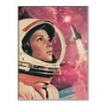 Picture of Astronaut in Space _GroupedProduct_Rectangle_Portrait_Canvas_Framed_