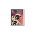 Picture of Astronaut in  Space _GroupedProduct_Rectangle_Portrait_Canvas_Framed_