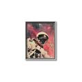Picture of Astronaut in  Space _GroupedProduct_Rectangle_Portrait_Canvas_Framed_