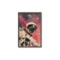Picture of Astronaut in  Space _GroupedProduct_Rectangle_Portrait_Canvas_Framed_