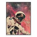 Picture of Astronaut in  Space _GroupedProduct_Rectangle_Portrait_Canvas_Framed_