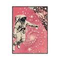 Picture of Astronaut in  Space _GroupedProduct_Rectangle_Portrait_Canvas_Framed_