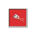 Picture of Sushi card _GroupedProduct_Square_Canvas_Framed_
