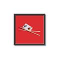 Picture of Sushi card _GroupedProduct_Square_Canvas_Framed_