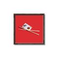 Picture of Sushi card _GroupedProduct_Square_Canvas_Framed_