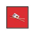 Picture of Sushi card _GroupedProduct_Square_Canvas_Framed_