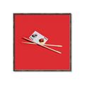 Picture of Sushi card _GroupedProduct_Square_Canvas_Framed_