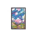 Picture of The Way To the Mountain _GroupedProduct_Rectangle_Portrait_Canvas_Framed_